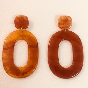 Women’s Acrylic Hoop Earrings